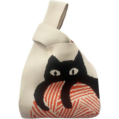 Mini Tote Knotted Handbag