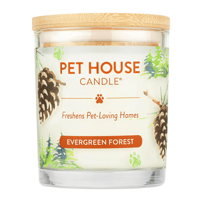 100% Plant-Based Wax Candle, Evergreen Forest - 8.5 oz - J & J Pet Club - Pet House