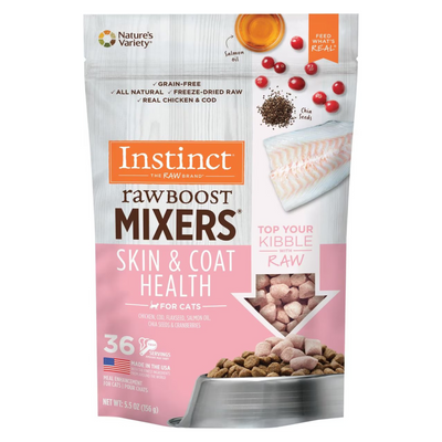 Freeze Dried Cat Food Topper - RAW BOOST MIXERS - Skin & Coat Health