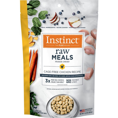 Freeze Dried Raw Cat Food - RAW MEALS - Cage Free Chicken - Adult