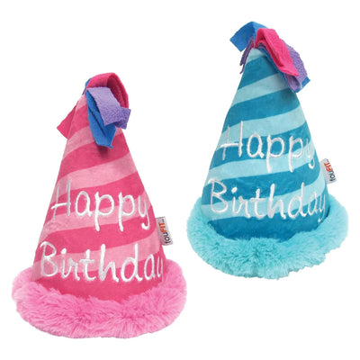 狗狗毛绒玩具 - 生日帽 - 6寸