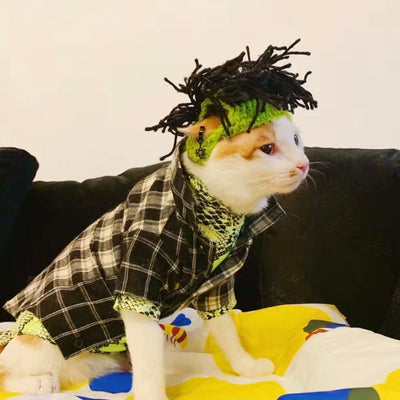 暖绒针织宠物帽 - 朋克风🥁