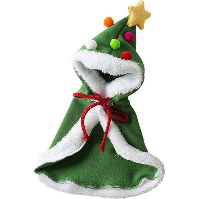 Pet Cape - Christmas Tree - Medium