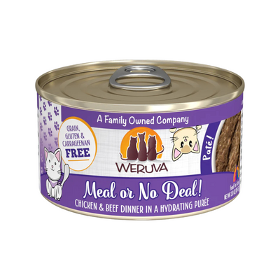 Canned Cat Food - Paté - Meal or No Deal! - Chicken & Beef Dinner in a Hydrating Purée