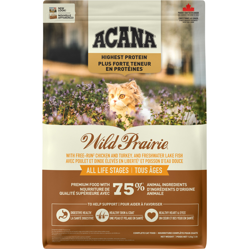 Dry Cat Food - HIGHEST PROTEIN - Wild Prairie