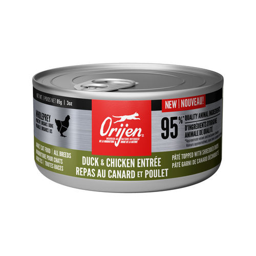 Canned Cat Food - Pâté - Duck & Chicken Entrée - Adult