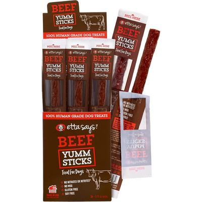 Jerky Dog Treat - YUMM STICKS - Beef 5" - 1 pc