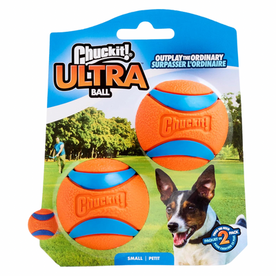 狗玩具 - Ultra Ball - 小号 - 2只装