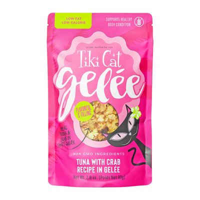 Wet Cat Food - GELÉE - Tuna & Crab Recipe in Gelée