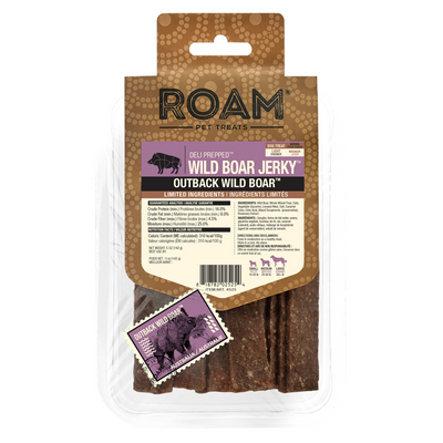 Jerky Dog Treat - OUTBACK WILD BOAR - Wild Boar Jerky - 142 g