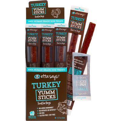 Jerky Dog Treat - YUMM STICKS - Turkey 5" - 1 pc