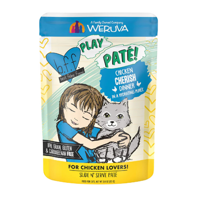 Wet Cat Food - BFF PLAY SNS Paté - Cherish - Chicken Dinner in a Hydrating Purée