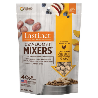 Freeze Dried Cat Food Topper - RAW BOOST MIXERS - Cage Free Chicken Recipe