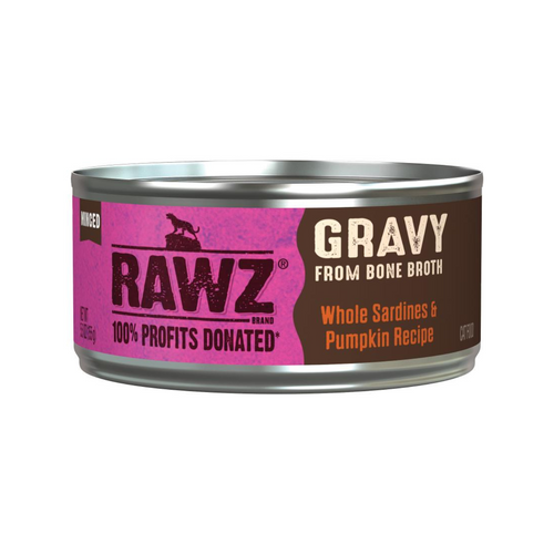 Canned Cat Food - Gravy - Minced Whole Sardines & Pumpkin