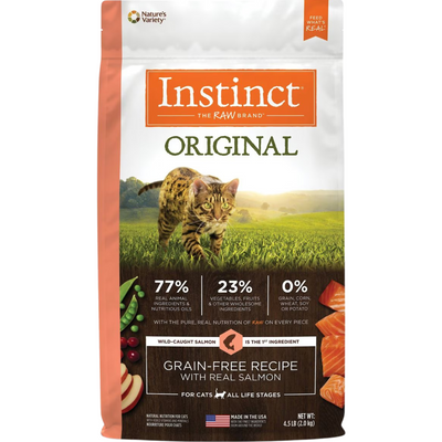 Dry Cat Food - ORIGINAL - Raw Coated - Real Salmon Recipe