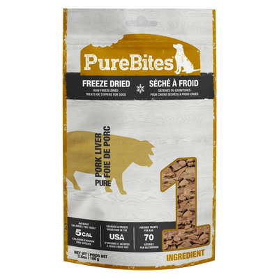 Freeze Dried Dog Treat - Pork Liver - 3.5 oz