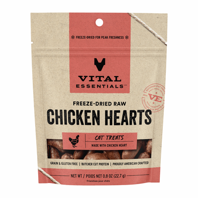 Freeze Dried Cat Treat - Chicken Heart - 0.8 oz