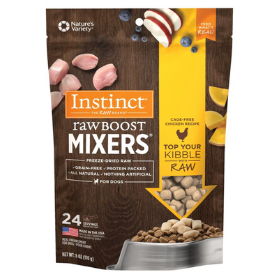 Freeze Dried Dog Food Topper - RAW BOOST MIXERS - Cage Free Chicken Recipe