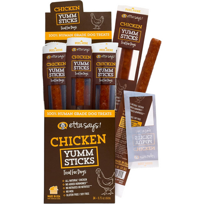 Jerky Dog Treat - YUMM STICKS - Chicken 5" - 1 pc