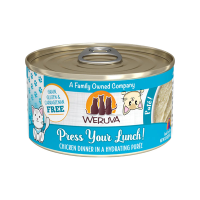 Nourriture pour chats en conserve - Classique - Appuyez sur votre déjeuner! - Patés de dîner de poulet