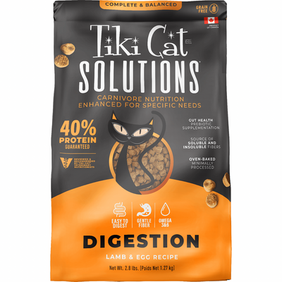 Dry Cat Food - SOLUTIONS - Digestion - Lamb & Egg Recipe