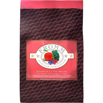 *Little Damaged* Dry Dog Food - FOUR STAR - Salmon À La Veg Recipe - 26 Lb (Please Use By 2027-02-27) *Pickup Only*