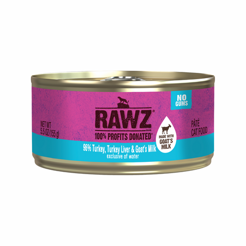 Canned Cat Food - Pâté - 96% Turkey, Turkey Liver & Goat's Milk