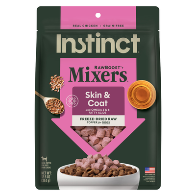 Freeze Dried Dog Food Topper - Raw Boost Mixers - Skin & Coat Health