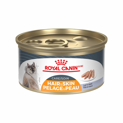 Nourriture pour chats en conserve - Soins de cheveux et de peau - Plain dans la sauce - 3 oz