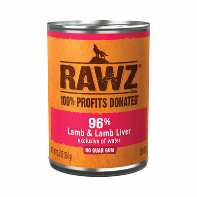 Canned Dog Food - 96% Lamb & Lamb Liver
