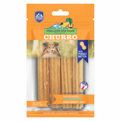Himalayan Dog Chew - Churro with Peanut Butter