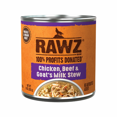 Canned Dog Food - STEW - Chicken, Beef & Goat's Milk