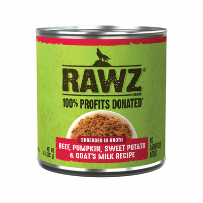 Canned Dog Food - SHREDS - Beef, Pumpkin, Sweet Potato & Goat's Milk