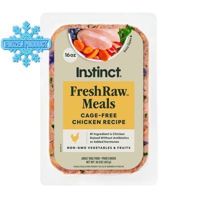Frozen Raw Dog Food - FreshRaw Meals - Cage Free Chicken Recipe - Adult