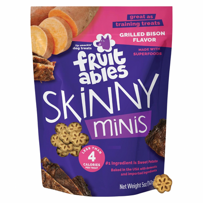 Soft & Chewy Dog Treat - Skinny Minis - Grilled Bison Flavor