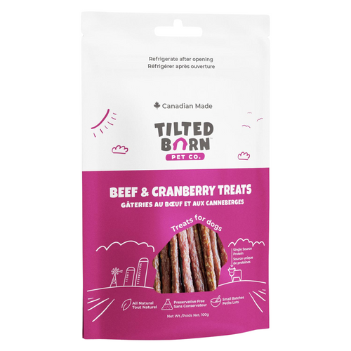 Soft Meaty Dog Treat - Beef & Cranberry