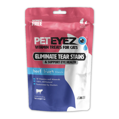 Vitamin Cat Treat - Eliminate Tear Stains - Beef Liver