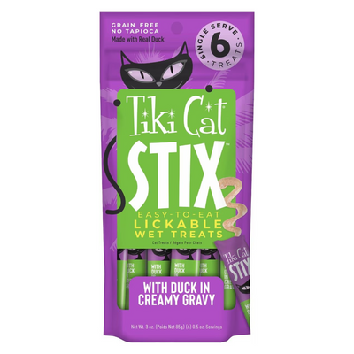 Lickable Cat Treat - STIX - Duck in Creamy Gravy