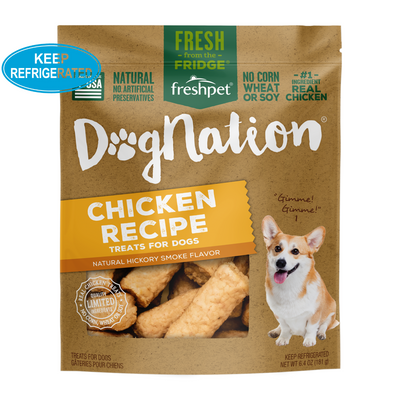 Fresh Dog Treat - DOGNATION - Chicken Recipe - 6.4 oz