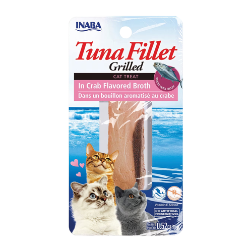 Cat Treat - GRILLED TUNA - Crab Flavored Broth