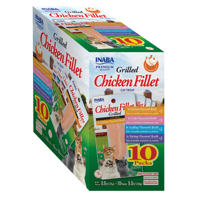 Cat Greate - Poulet grillé - Pack de variétés de 10 ct