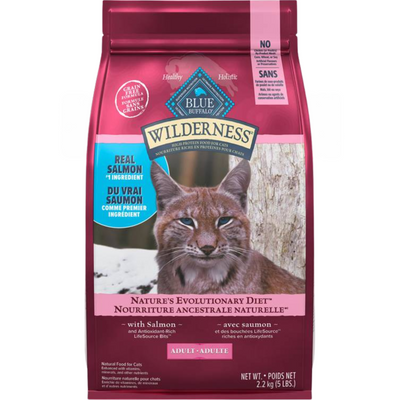 Dry Cat Food - BLUE Wilderness - Salmon Recipe - Adult