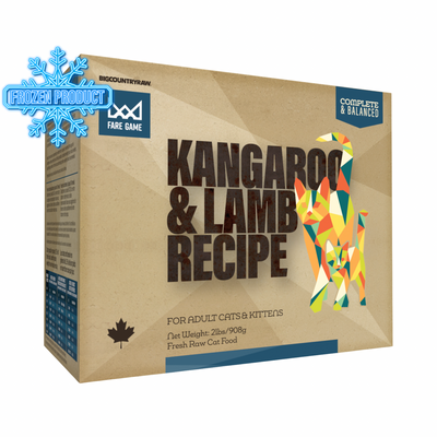 Cat Frozen Raw - FARE GAME - Kangaroo & Lamb