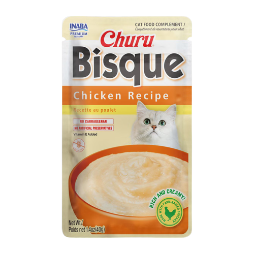Creamy Cat Treat - CHURU Bisque - Chicken Recipe