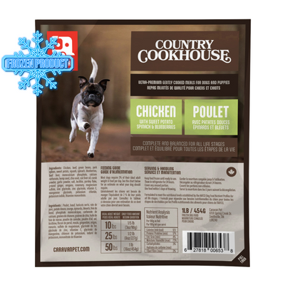 Cooked Dog Food - COUNTRY COOKHOUSE - Chicken