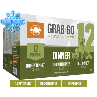 Dog Frozen Raw - Grab N Go - Dinner 12