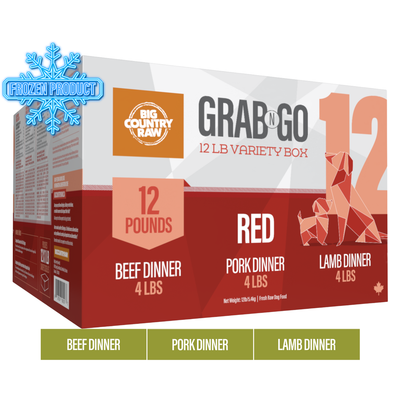 Dog Frozen Raw - Grab N Go - Red 12