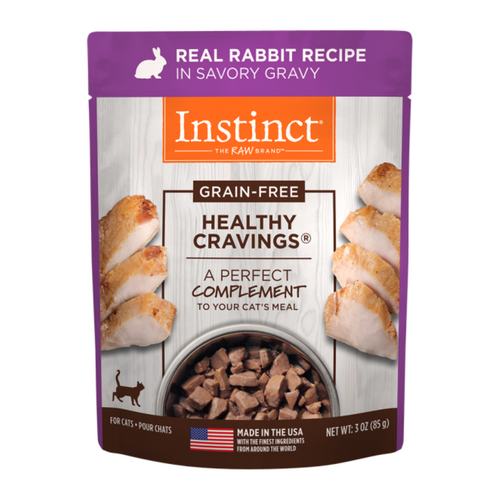 Wet Cat Food Topper - HEALTHY CRAVINGS - Real Rabbit Recipe