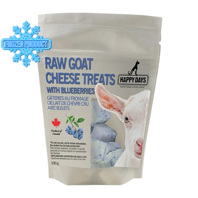 Raw Goat Cheese Treats with Blueberries