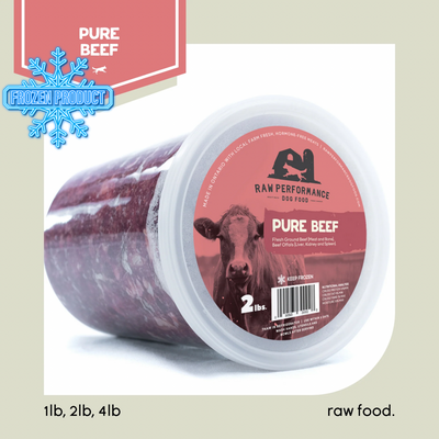 Frozen Raw Food - Pure Beef